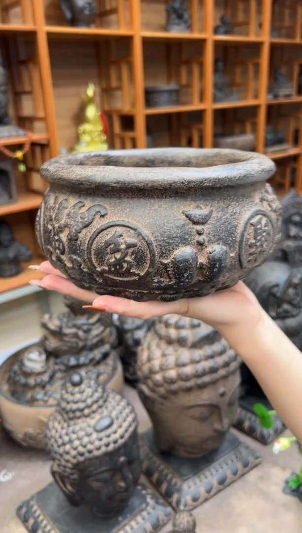 陶土【火山泥】聚宝盆