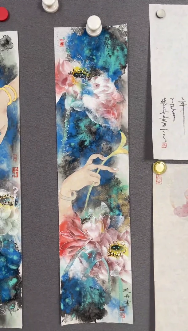 国画国画山水花鸟作品