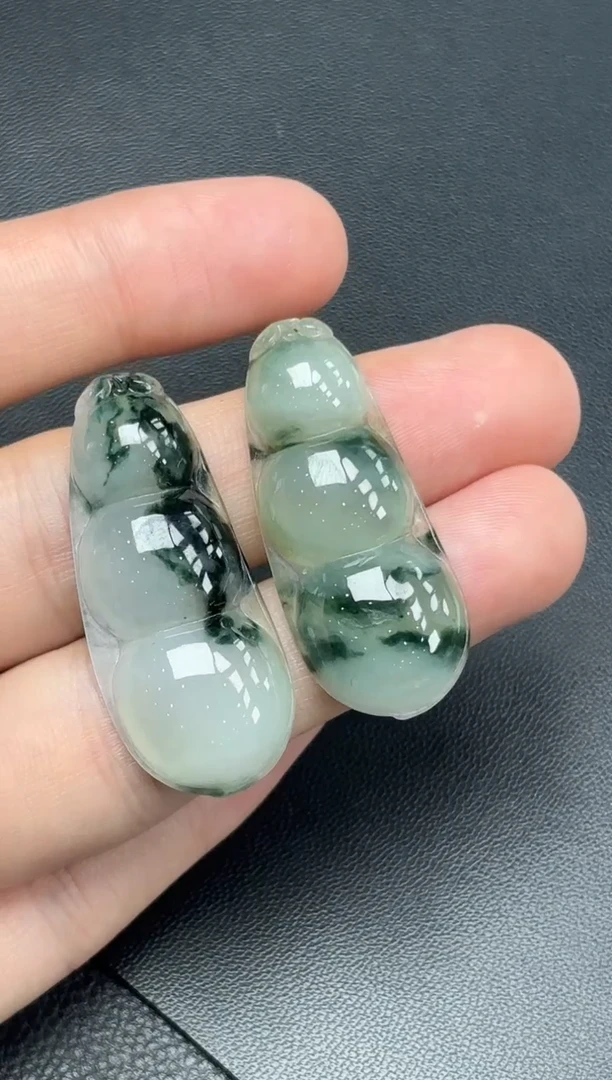 未镶嵌挂件翡翠福豆/多样性发一件