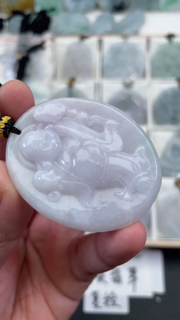 颈饰未镶嵌翡翠天然缅甸翡翠A货149