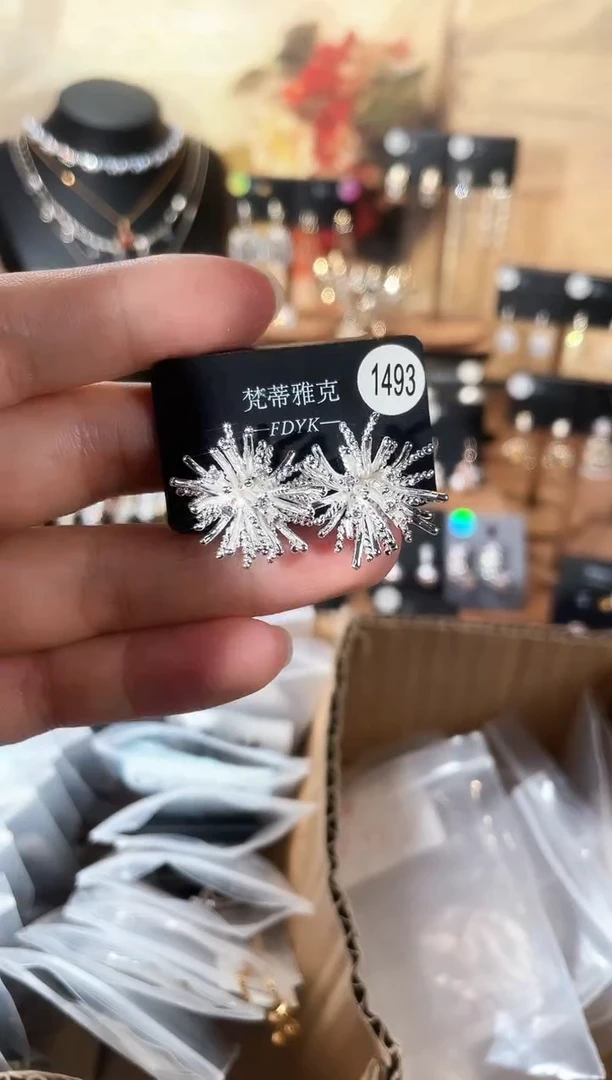 合金925银锆石梵1493