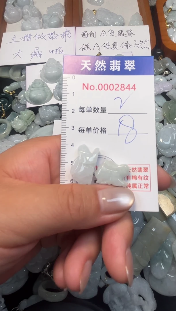 翡翠未镶嵌吊坠(不含链)2844