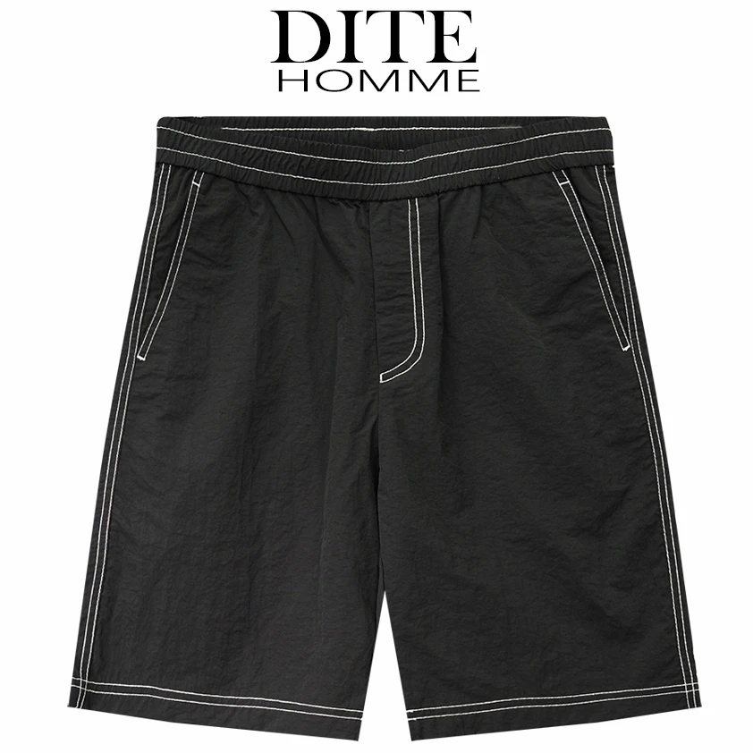 Dite迪特25年夏季新款短裤五分裤透气运动休闲裤男士时尚宽松经典