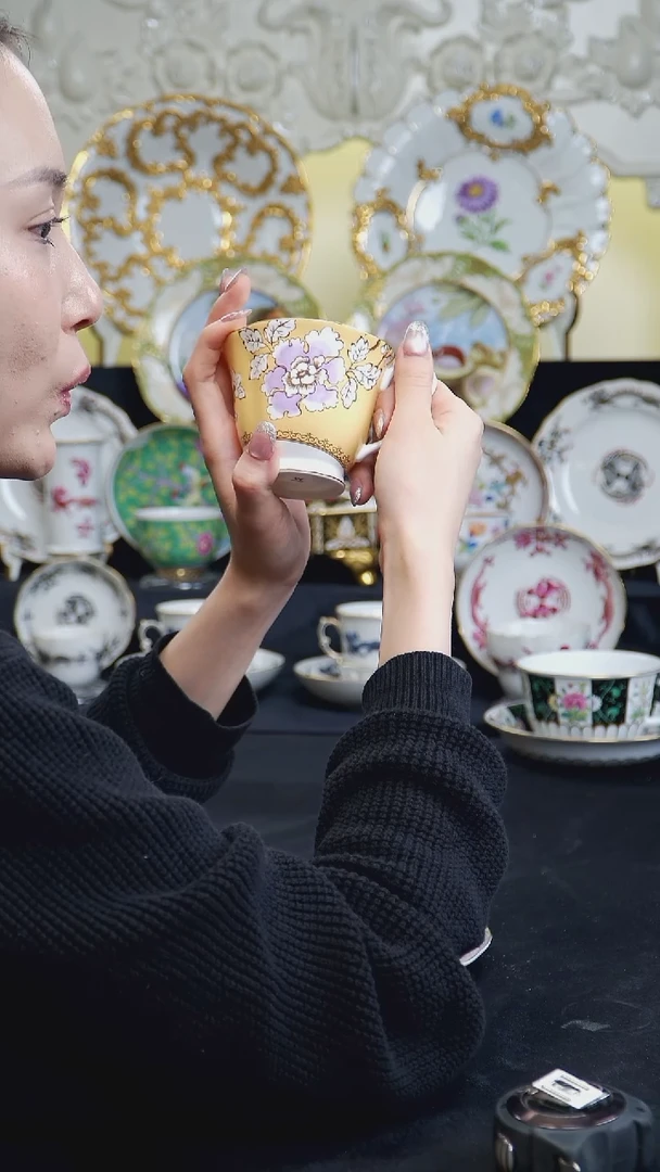 骨瓷婷婷中古器物如图所示124