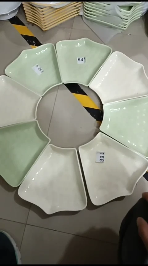 瓷拼盘8件套可混拼色要什么  颜色自己备注
