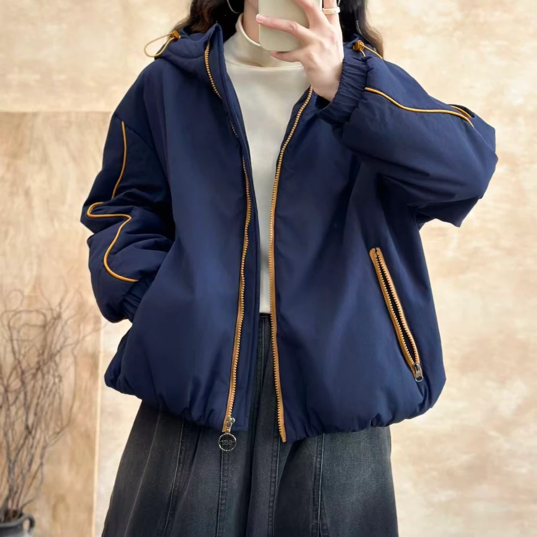 18761新款冬季加厚简约百搭棉服