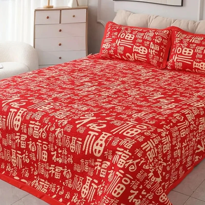 【秋冬换新床盖】200*230cm水洗斜纹棉四季床盖通用防滑不跑床