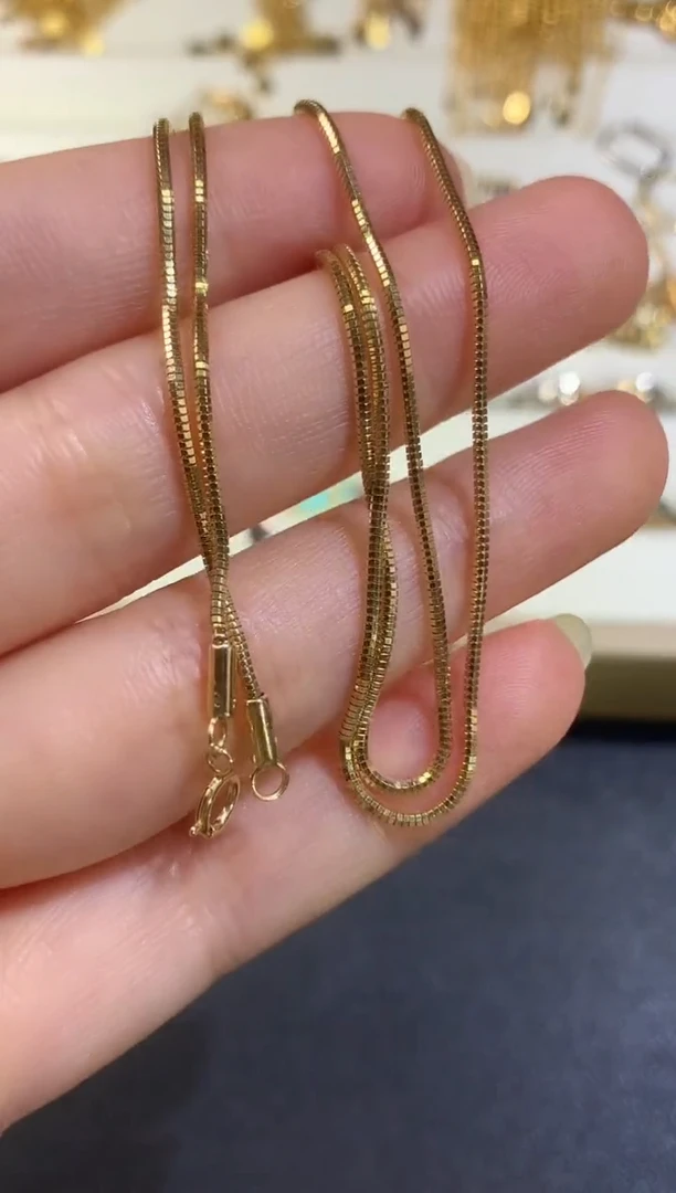 18K金项链E42|3199|45cm