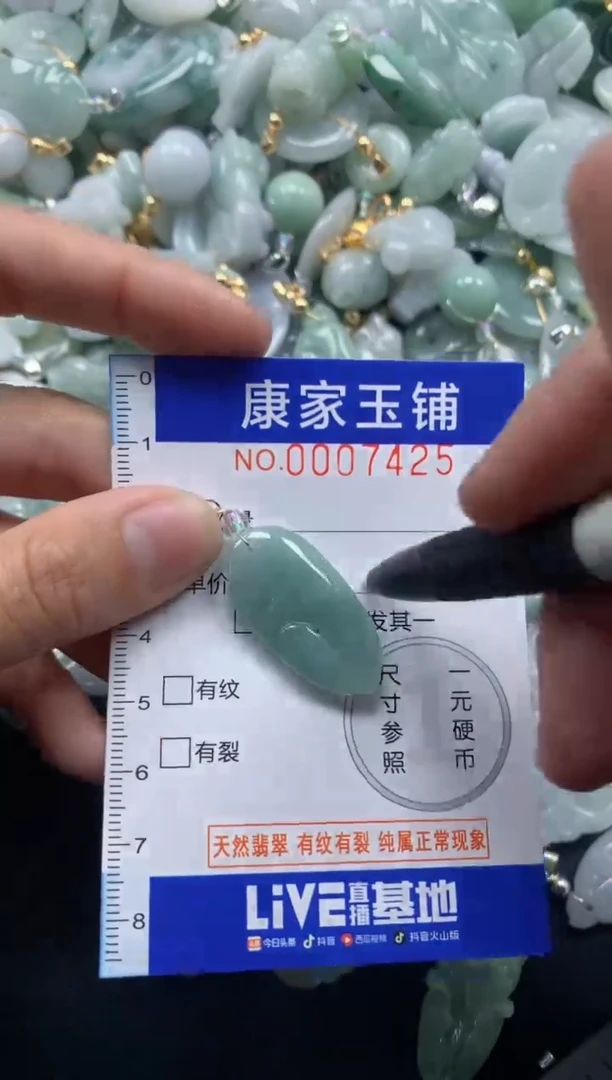 颈饰未镶嵌翡翠7425