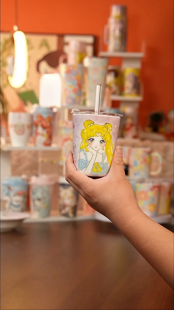 景德镇手工手绘文创陶瓷杯