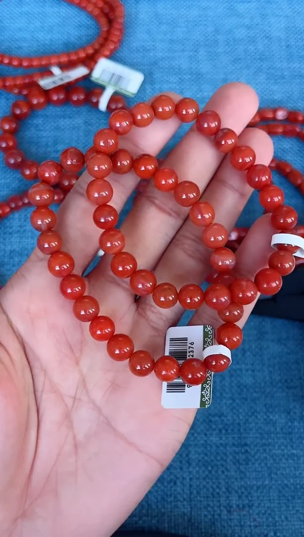 未镶嵌手串南红玛瑙A04凉山瓦西料单圈多样性发其一