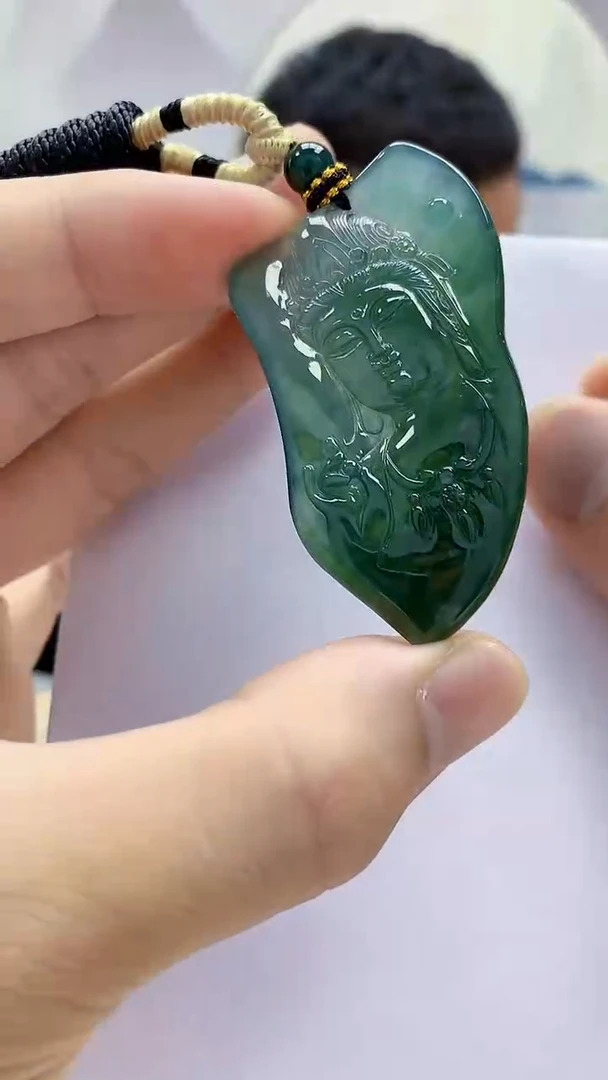 未镶嵌定制翡翠4898bb-毛货挂件46