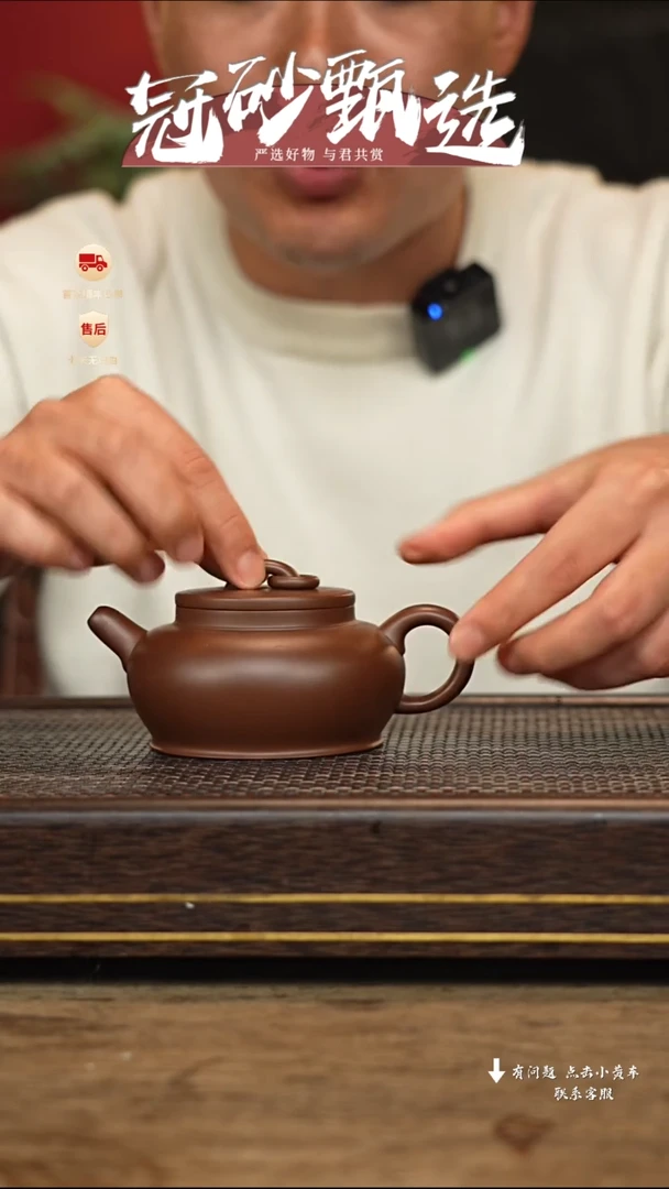 【闪购商品】紫砂茶壶冠砂甄选12