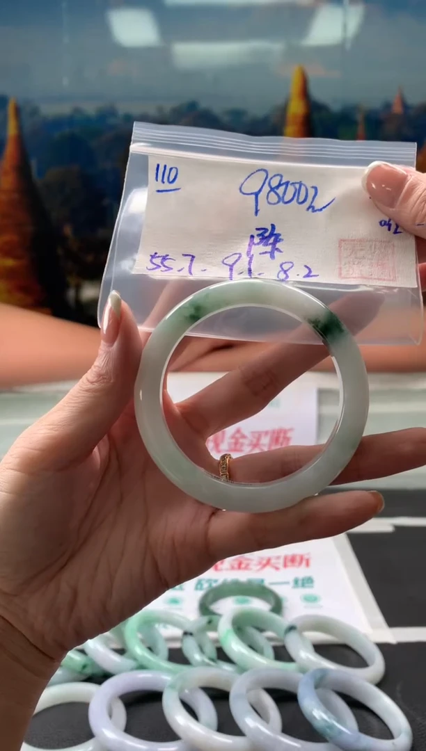 【闪购商品】翡翠手镯未镶嵌翡翠手镯 下单联系小耳机#10