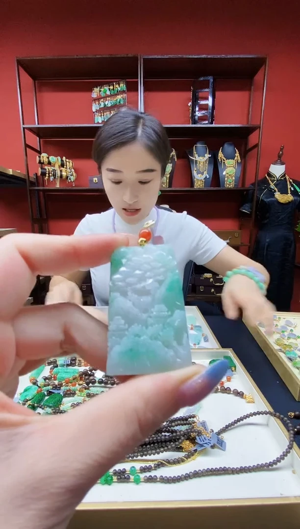 颈饰未镶嵌翡翠翡翠吊坠