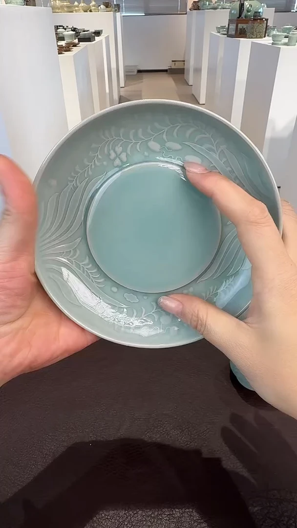 青瓷手工茶器包邮