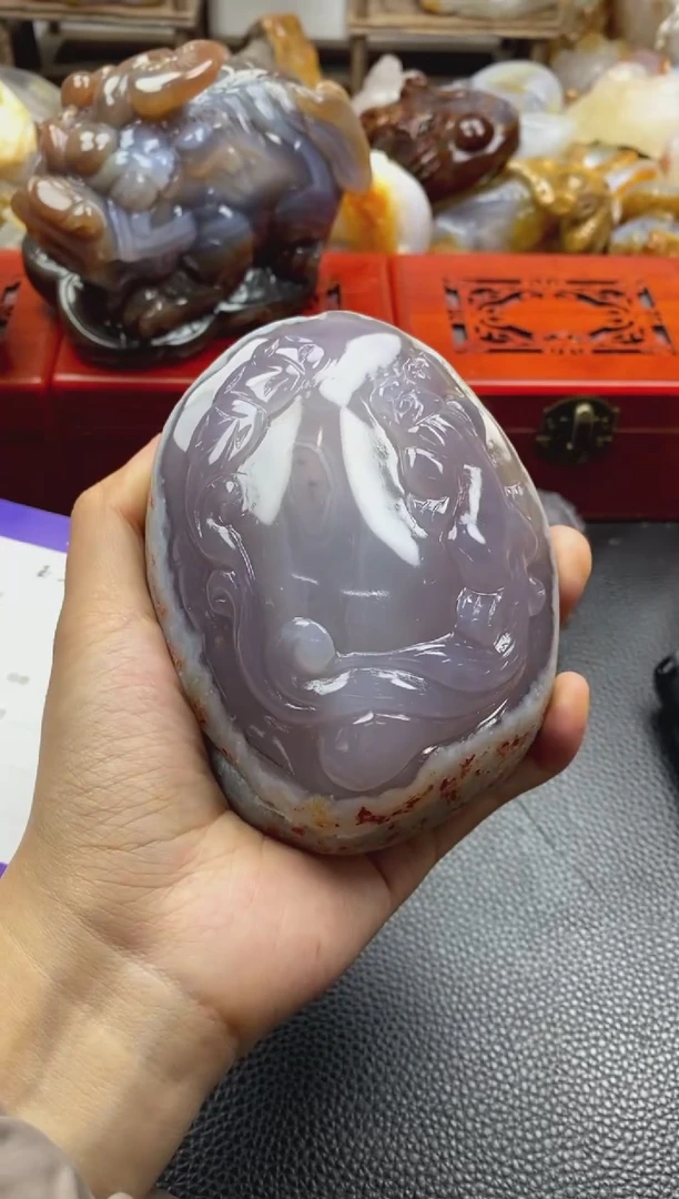 未镶嵌手把玛瑙/玉髓邦****下00