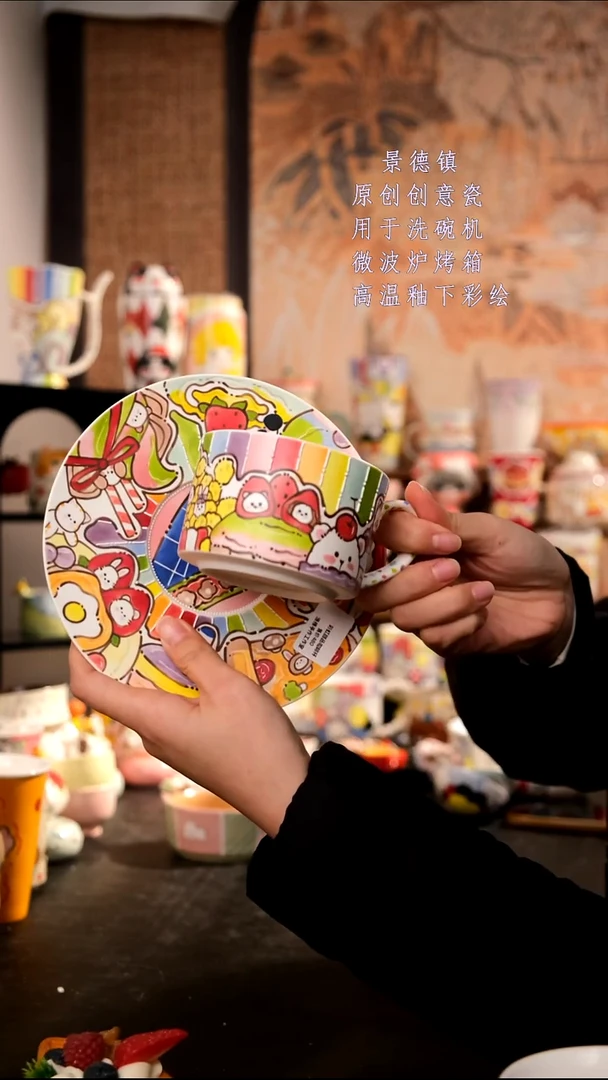 摆件陶ᶘ****n旺的可以陶瓷设计师款