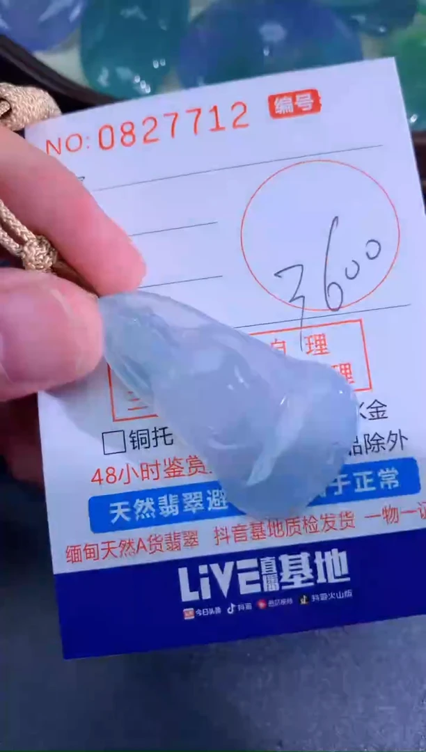 颈饰未镶嵌翡翠天然A货翡翠