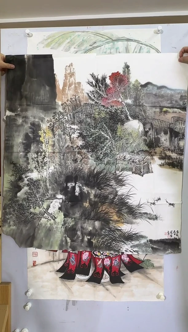 【闪购商品】国画ZB-绘画作品-绘画-1000