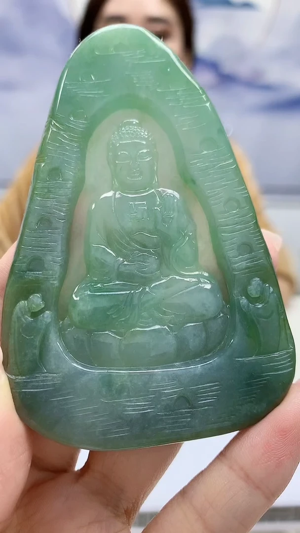 定制翡翠未镶嵌4829xx-毛货挂件56