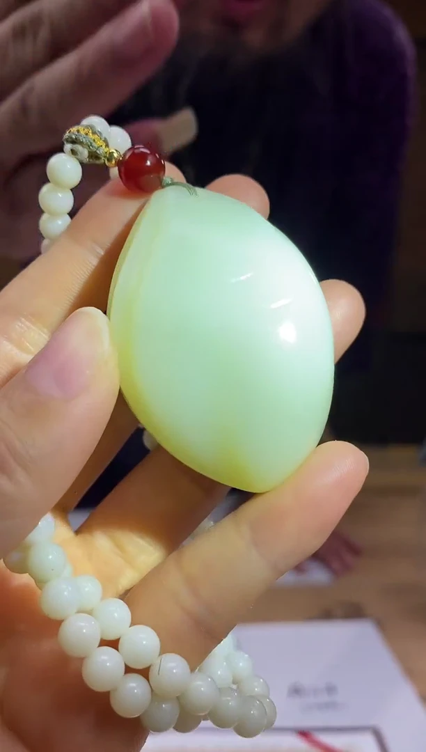 和田玉未镶嵌颈饰d286