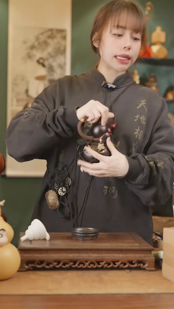 【闪购商品】185号精品天然大漆工艺防渗内胆酒葫芦~