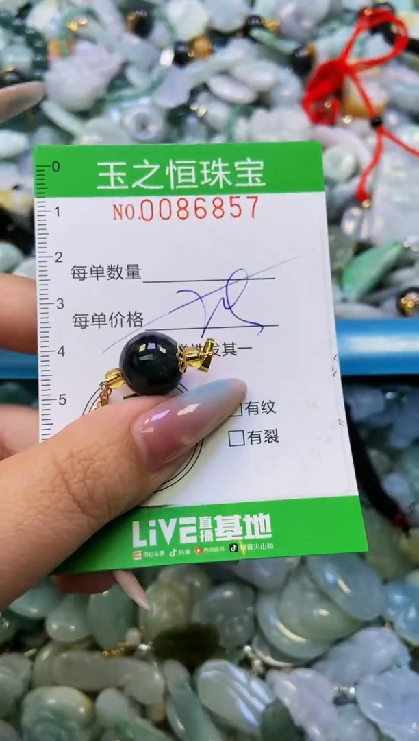 翡翠未镶嵌颈饰闪购0086857多样性发其一