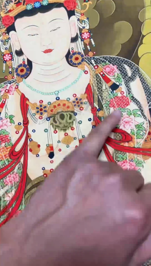 卷轴画老三的唐卡tk16