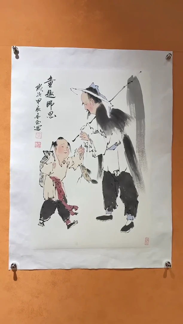 国画刘金玉老师亲笔手绘