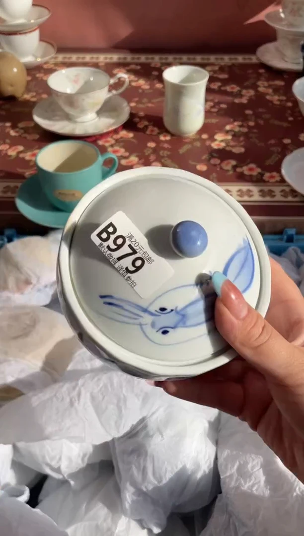 瓷片上*云瓷器瓷器B979