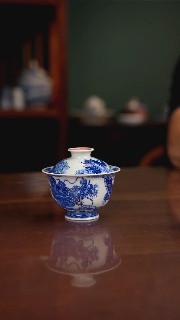 自成堂·柴窑青花釉里红