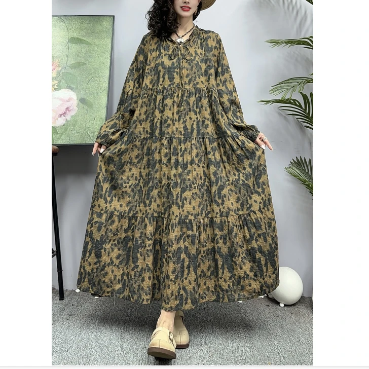 9468新款夏季优雅减龄宽松显瘦碎花连衣裙