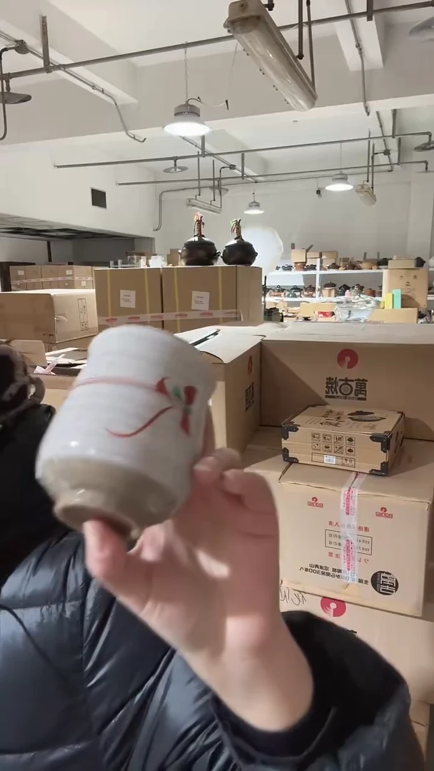 【闪购商品】日本进口 赤绘汤吞杯