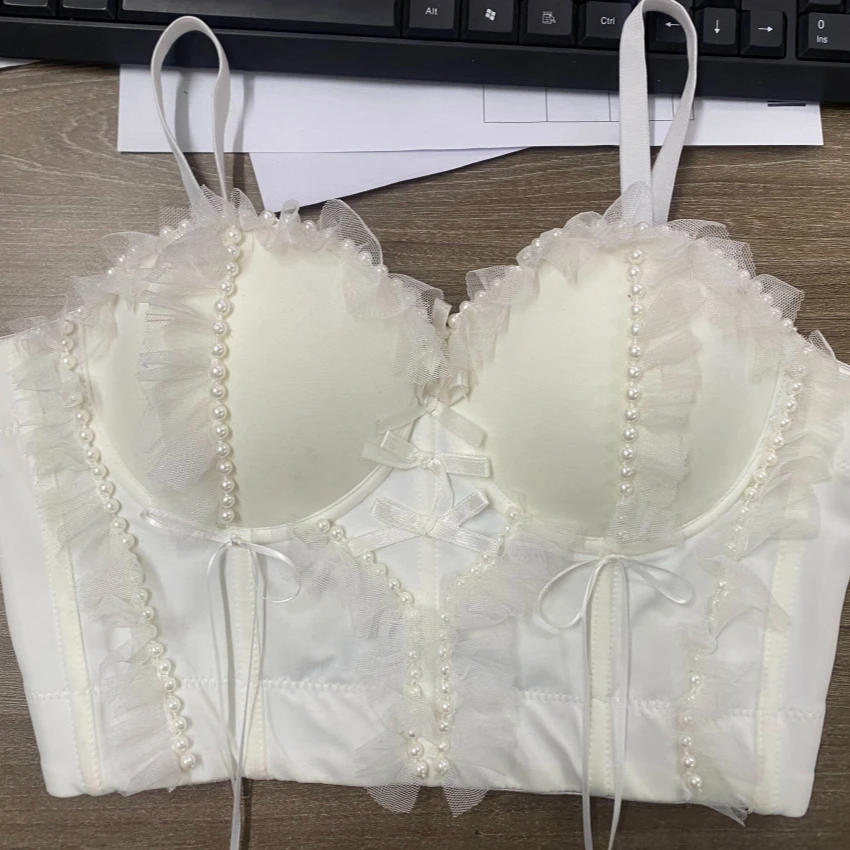 DB1779年会礼服性感法式网红欧美辣妹舞团鱼骨胸衣