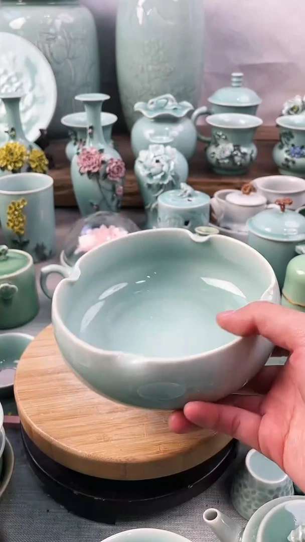 【闪购商品】特价 微瑕 慧仙青瓷