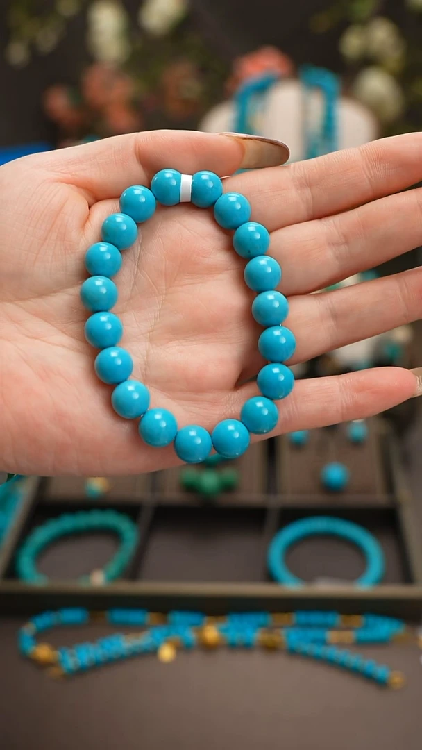 未镶嵌绿松石手串B0029