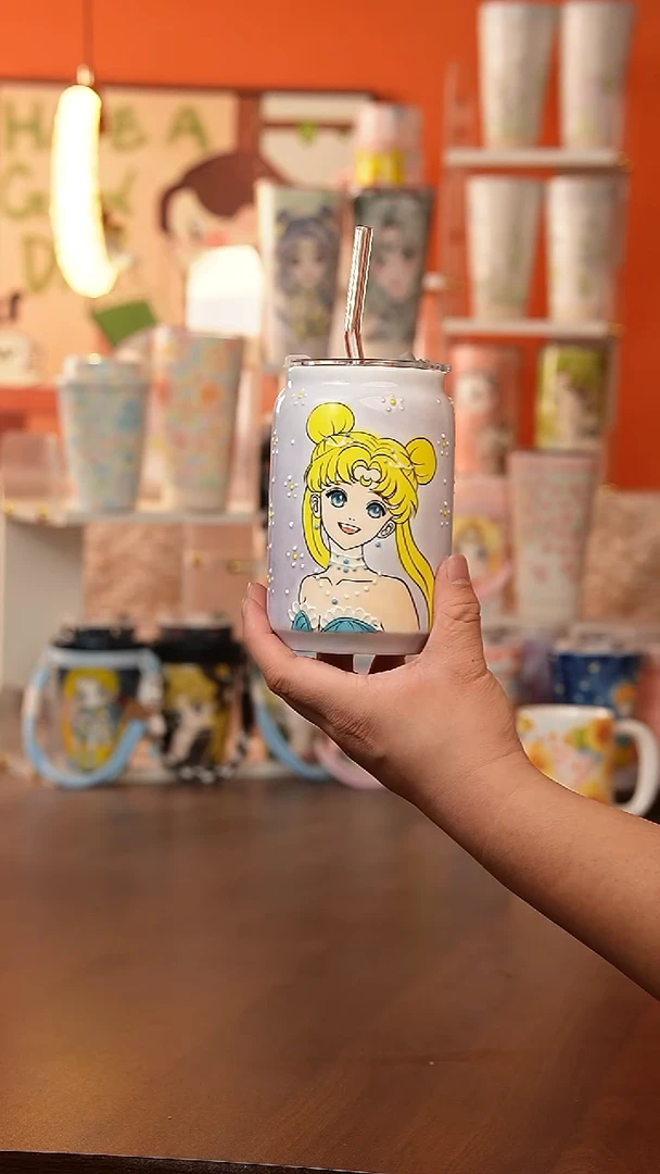 景德镇手工手绘文创陶瓷杯