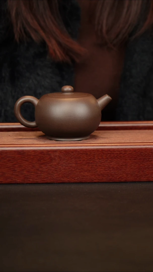 【闪购商品】紫砂茶壶罄宜堂  寒月壶