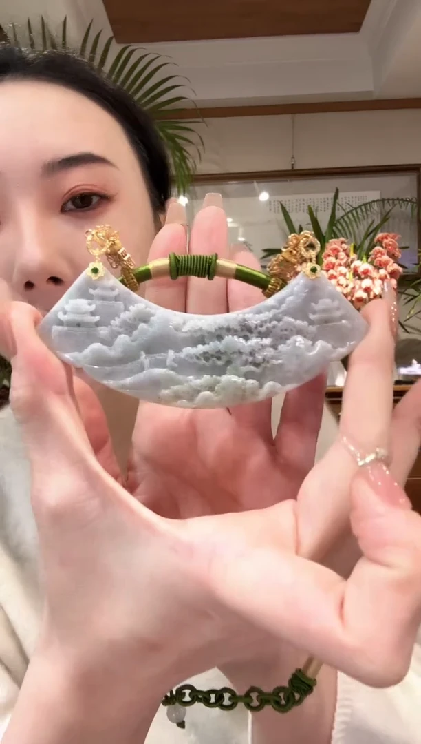 【闪购商品】翡翠颈饰未镶嵌国风