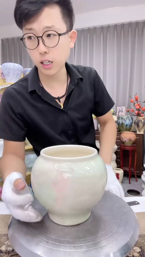 7.6直链接陶瓷花盆播