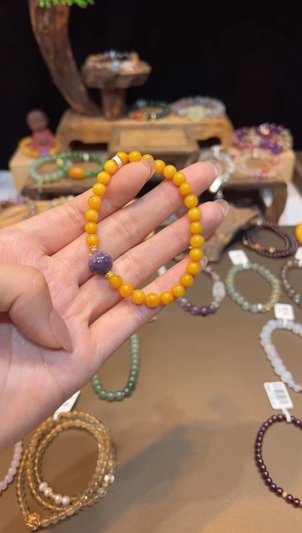 手饰琥珀未镶嵌手饰@@E6813