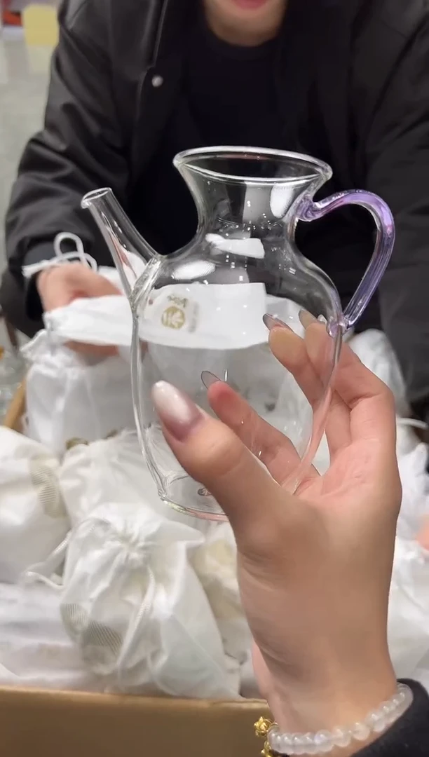 【闪购商品】茶盏@@禾墨仿宋壶浅紫色