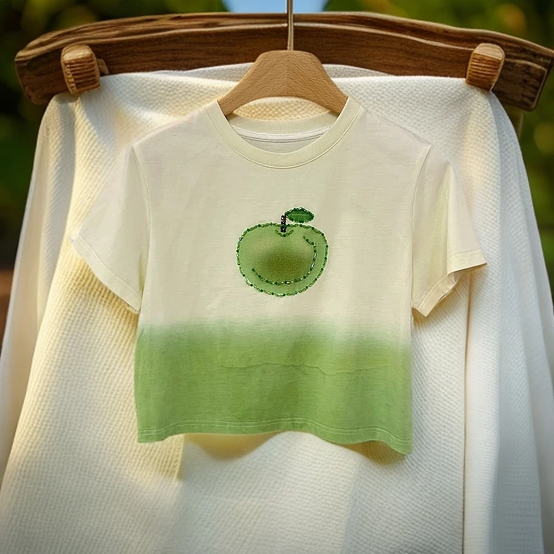 (孤品，非图片款)琪美小众百搭圆领