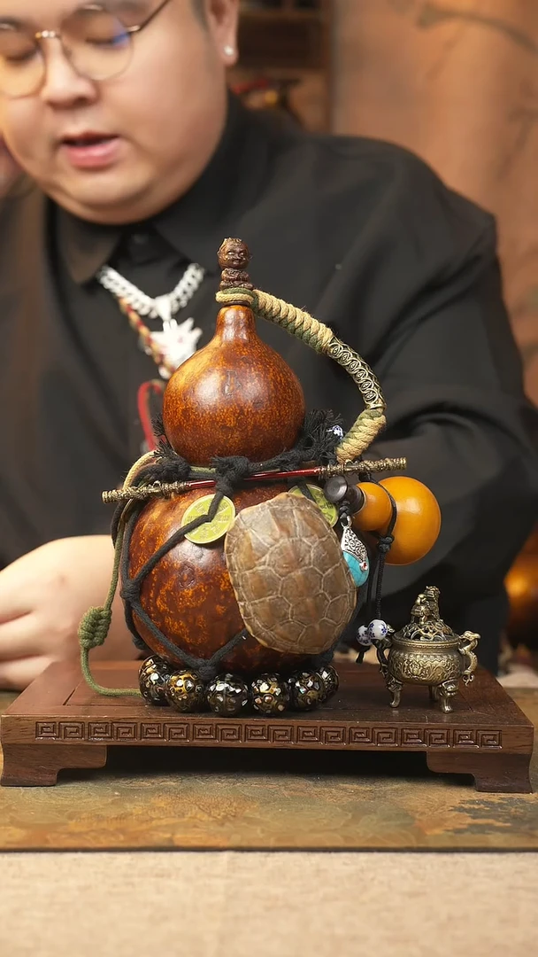 【闪购商品】185大漆葫芦一物一拍记葫堂出品