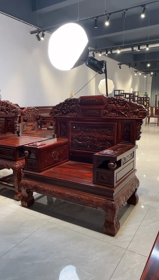 黑酸枝木类柜类家具刘*明时来运转沙发单人位/2只