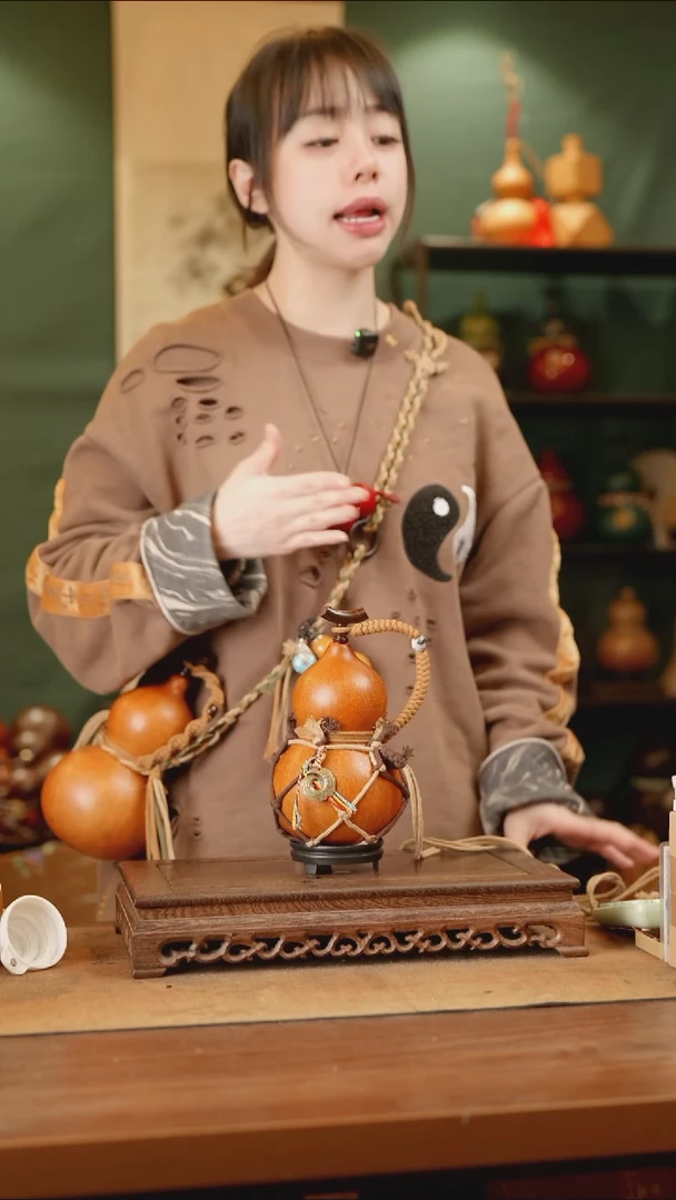 19号精品天然大漆酒葫芦一物一拍~