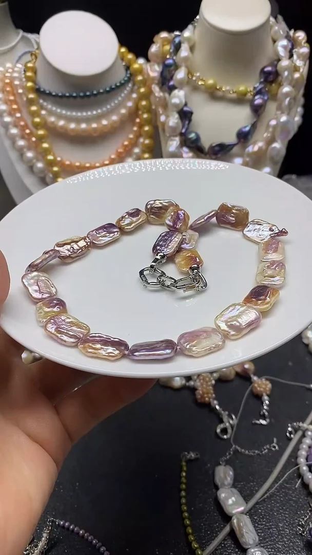 颈饰未镶嵌淡水珍珠多人