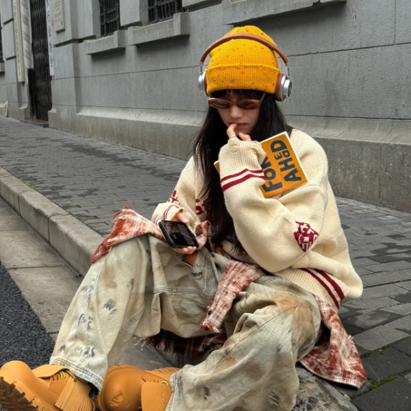 【5系列】【501-530】2025年春夏宽松休闲时尚百搭潮流卡通印花套装