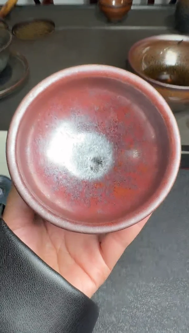 【闪购商品】茶盏严柳忠柴烧盏65